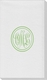Double Circle Monogram Linen Like Guest Towels Image 5 of 5
